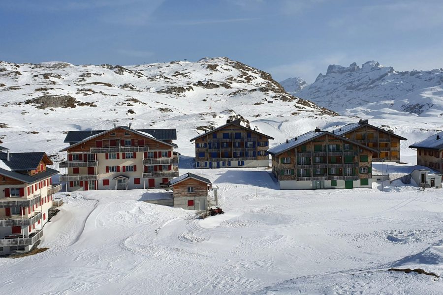 Papá Noel en los Alpes Suizos