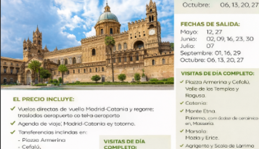 Viaje a Sicilia 9 días: historia, mar y cultura en el corazón del Mediterráneo