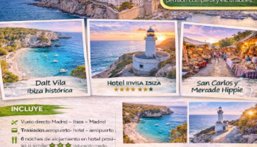 Viaje a Ibiza: calas de aguas turquesas y paisajes inolvidables en el Mediterráneo