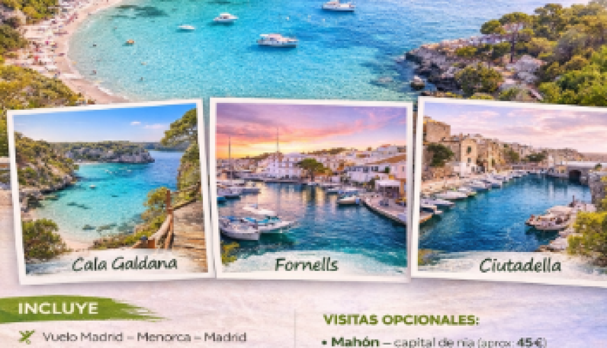 Menorca “B”: playas paradisíacas y pueblos con encanto en el Mediterráneo