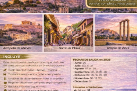 Viaje a Atenas – Estancia cultural en la cuna de la civilización griega