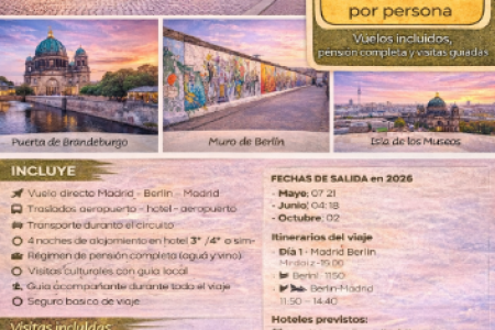 Viaje a Berlín – Estancia cultural en la capital de Alemania