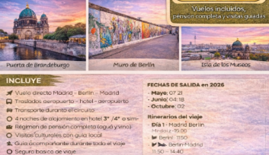 Viaje a Berlín – Estancia cultural en la capital de Alemania