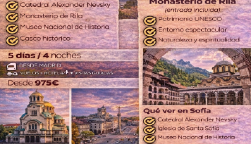 Viaje a Sofía: descubre el encanto oculto de Bulgaria
