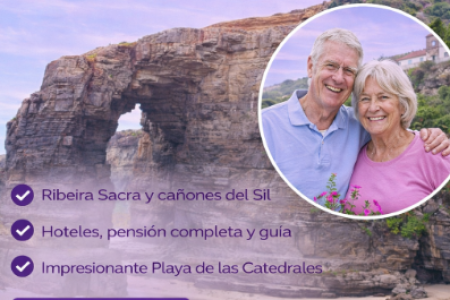 Escapada a la Ribeira Sacra Lucense y Playa de las Catedrales desde Madrid