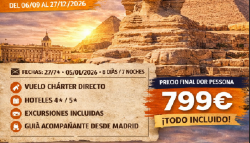 Top Egipto desde Madrid