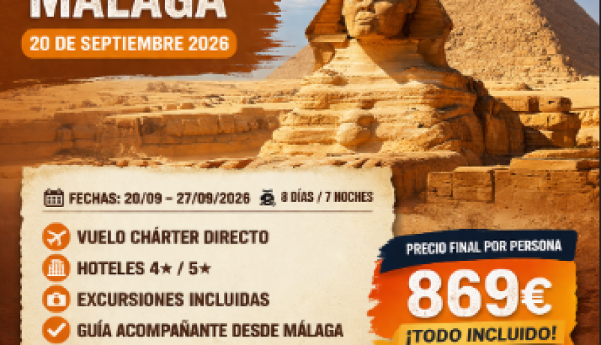 Top Egipto desde Málaga 20/09/2026