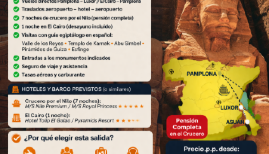 Top Egipto desde Pamplona