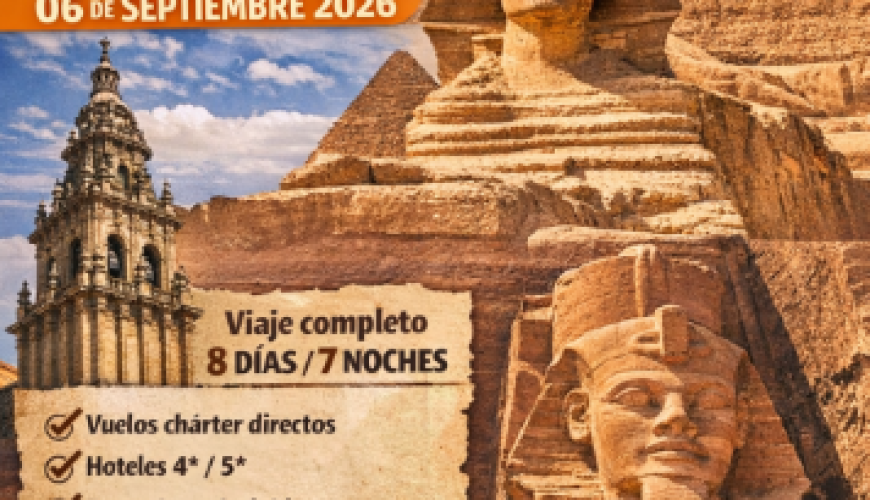 Top Egipto desde Santiago de Compostela