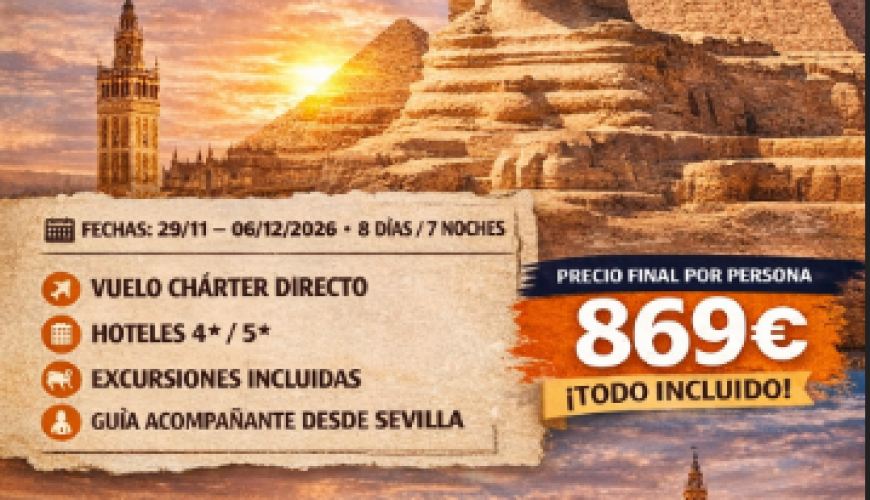 Top Egipto desde Sevilla
