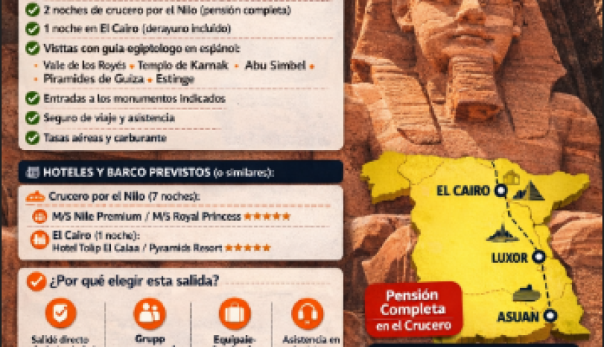 Top Egipto desde Zaragoza