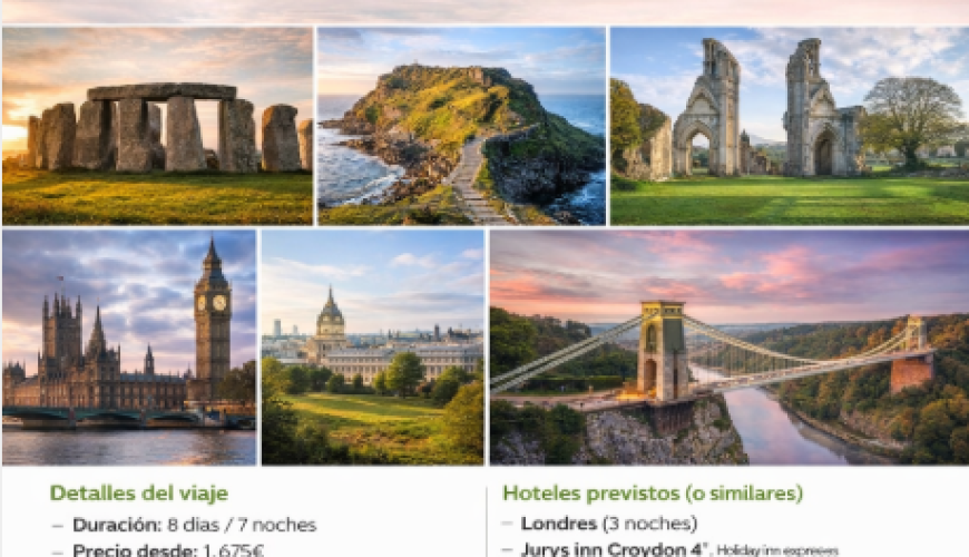 Inglaterra y Gales, la ruta del Rey Arturo