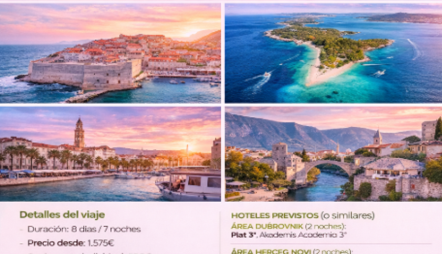 Lo mejor de la Costa del Adriático, ciudades históricas, aguas cristalinas y encanto mediterráneo