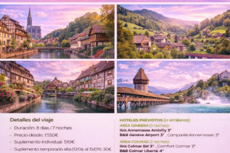 Suiza, Alsacia y Selva Negra, un viaje de ensueño por los paisajes más bellos de Europa