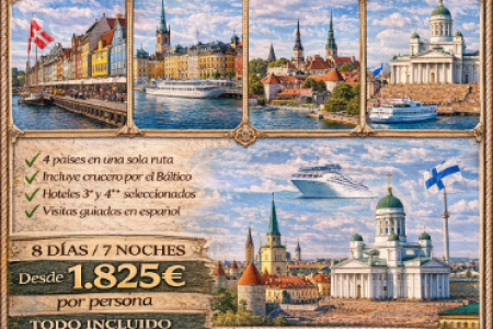 🌍 Viaje 4 Joyas del Báltico 2026 | TD Viajes