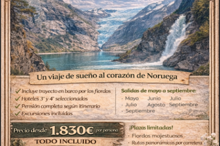 NORUEGA: GRANDES FIORDOS, CASCADAS Y GLACIARES ✈️🌍