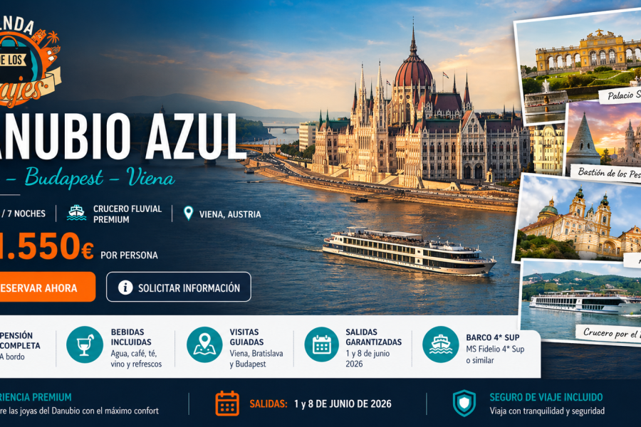 DANUBIO AZUL ( Vienna – Budapest – Viena )