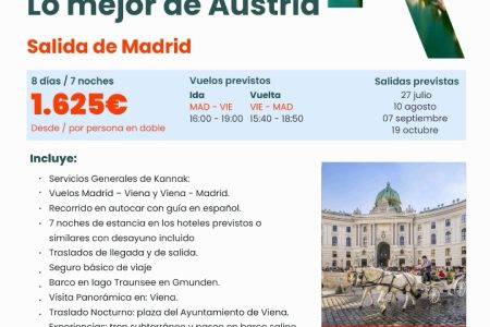 Lo mejor de Austria desde Madrid: un viaje inolvidable con TD Viajes