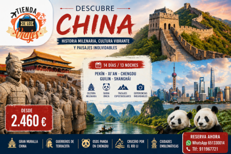 Viaje a China: Pekín, Xi’an, Chengdu, Guilin y Shanghái
