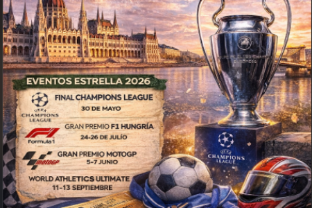 Hungría, destino del año para turismo deportivo en 2026: eventos, experiencias y Budapest como protagonista