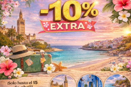 🔥 ¡10% DE DESCUENTO EXTRA , Escapadas de primavera con descuento: viaja al mejor precio con TD Viajes! 🔥