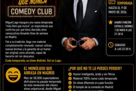 LAGO COMEDY CLUB EN MADRID:  PARA REÍR SIN FILTROS