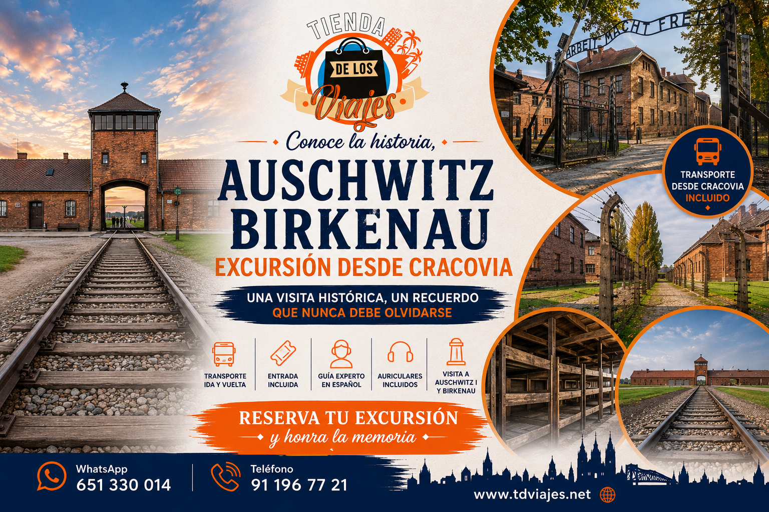 Excursión a Auschwitz-Birkenau desde Cracovia: una visita histórica imprescindible