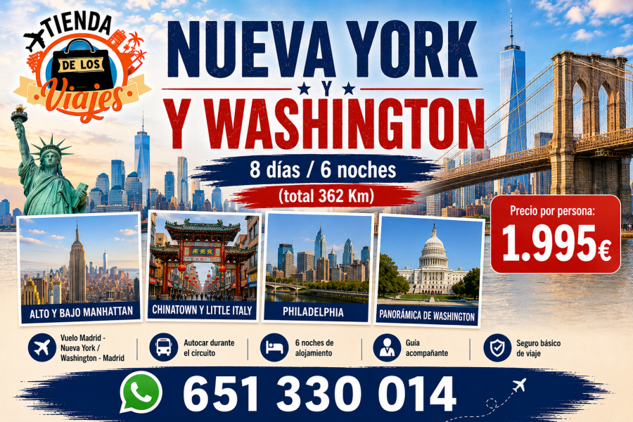 Nueva York y Washington