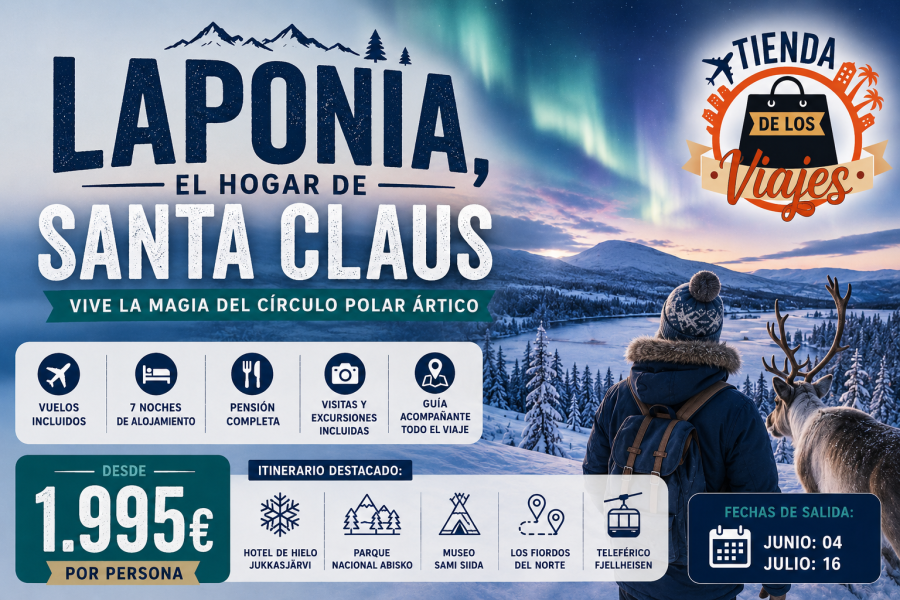 LAPONIA, EL HOGAR DE SANTA CLAUS