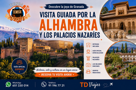 Visita guiada por la Alhambra y los Palacios Nazaríes en Granada