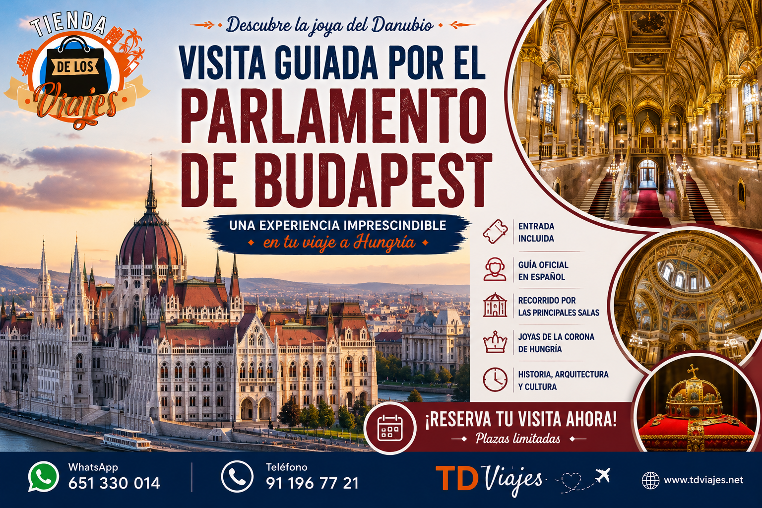 Visita guiada por el Parlamento de Budapest: uno de los edificios más impresionantes de Europa