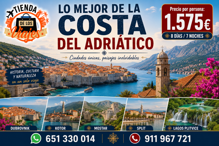 Lo mejor de la costa del adriático