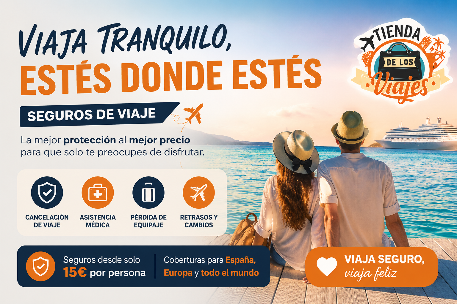 Viaja sin miedo a perder tu dinero: descubre los seguros de viaje más completos y baratos con TD Viajes