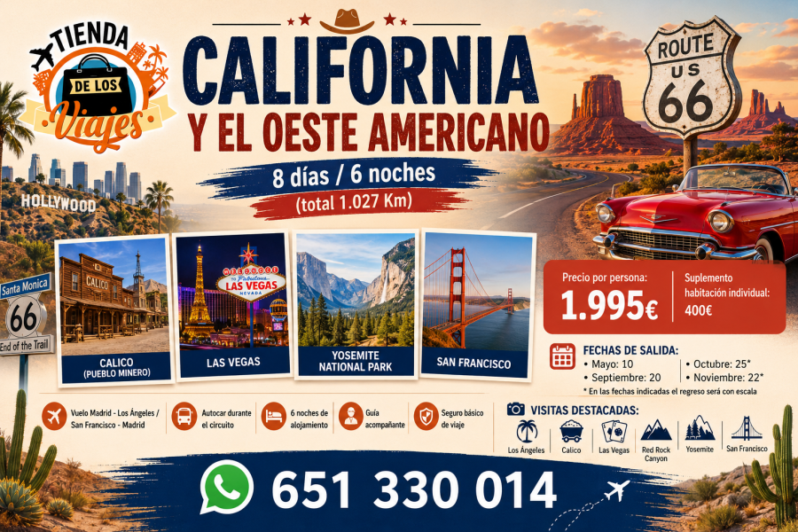California y el oeste americano