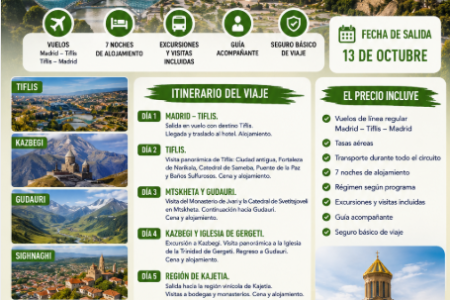 Viaje a Georgia: Cultura, Montañas y Tradición Caucásica con TD Viajes