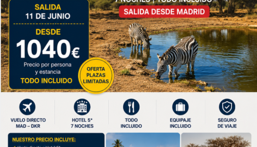 Euroahorro Senegal: Vacaciones Todo Incluido en Senegal desde Madri