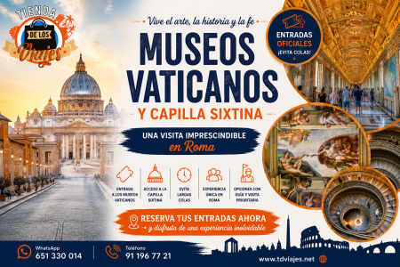 Entradas para los Museos Vaticanos y la Capilla Sixtina: una visita imprescindible en Roma