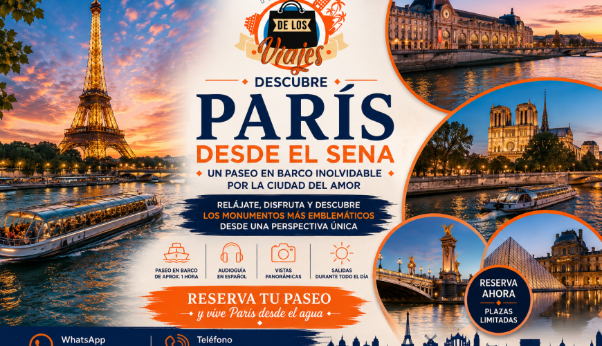 Paseo en barco por el Sena: una de las mejores experiencias en París