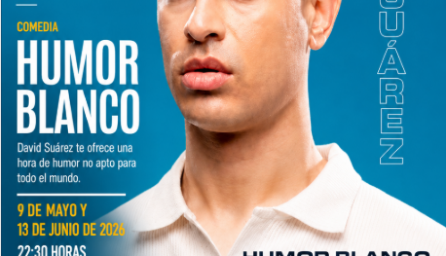 Entradas David Suárez en Madrid 2026 | Humor Blanco en Teatro Fígaro con TD Viajes