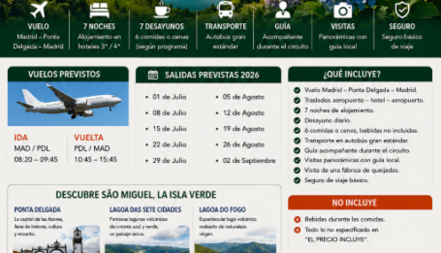 Perlas de Azores: Un Viaje Inolvidable por la Isla de São Miguel