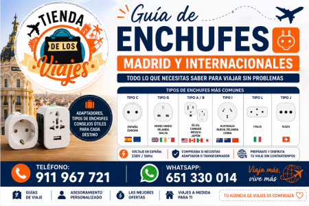 Tipos de enchufes en Madrid y otros países: guía completa para viajeros con TD Viajes