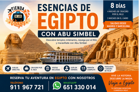 Esencias de Egipto con Abu Simbel: el viaje perfecto para descubrir el país de los faraones