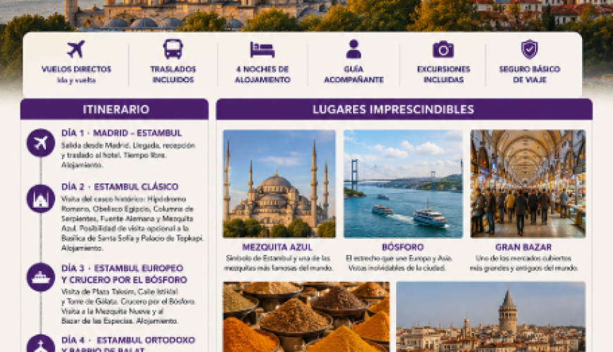 Estancia en Estambul: Donde Oriente y Occidente se Encuentran