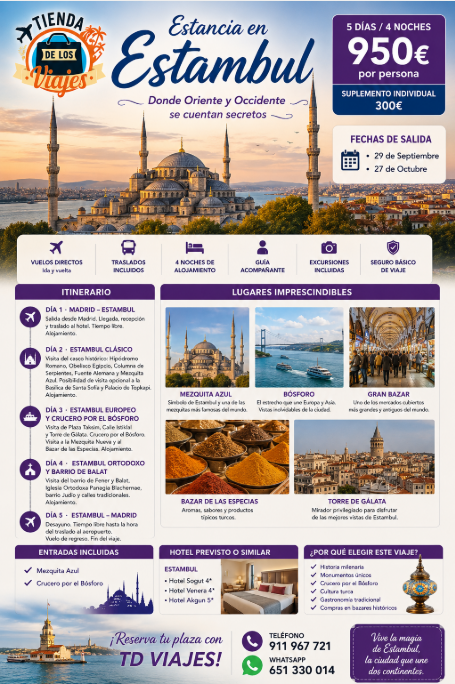 Estancia en Estambul: Donde Oriente y Occidente se Encuentran