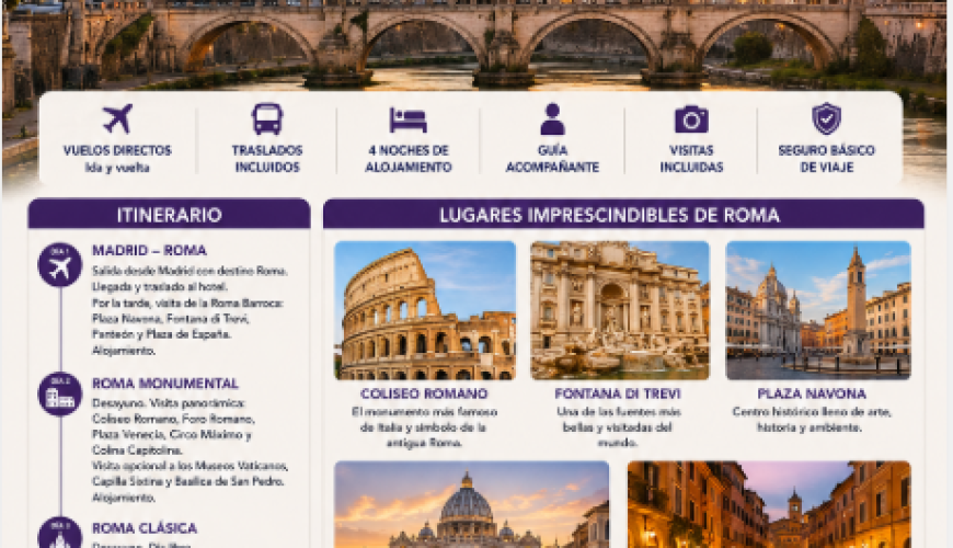 Estancia en Roma: La Ciudad Eterna te Espera