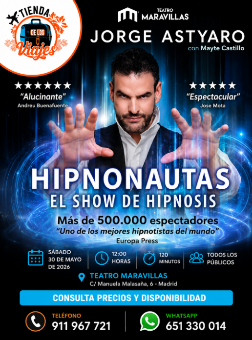Hipnonautas en Madrid 2026