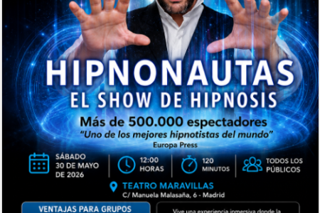 Hipnonautas en Madrid para grupos de más de 20 personas