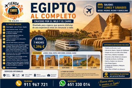 Viaje a Egipto al Completo 2026 | Crucero por el Nilo + El Cairo | TD Viajes