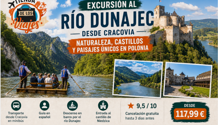 Excursión al río Dunajec desde Cracovia: naturaleza, castillos y paisajes únicos en Polonia con TD Viajes