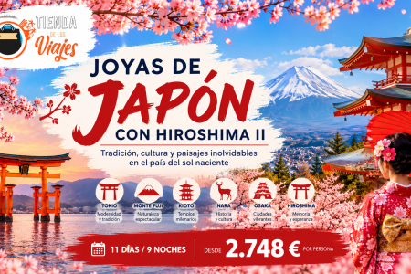 Joyas de Japón con Hiroshima: un viaje inolvidable por el país del sol naciente